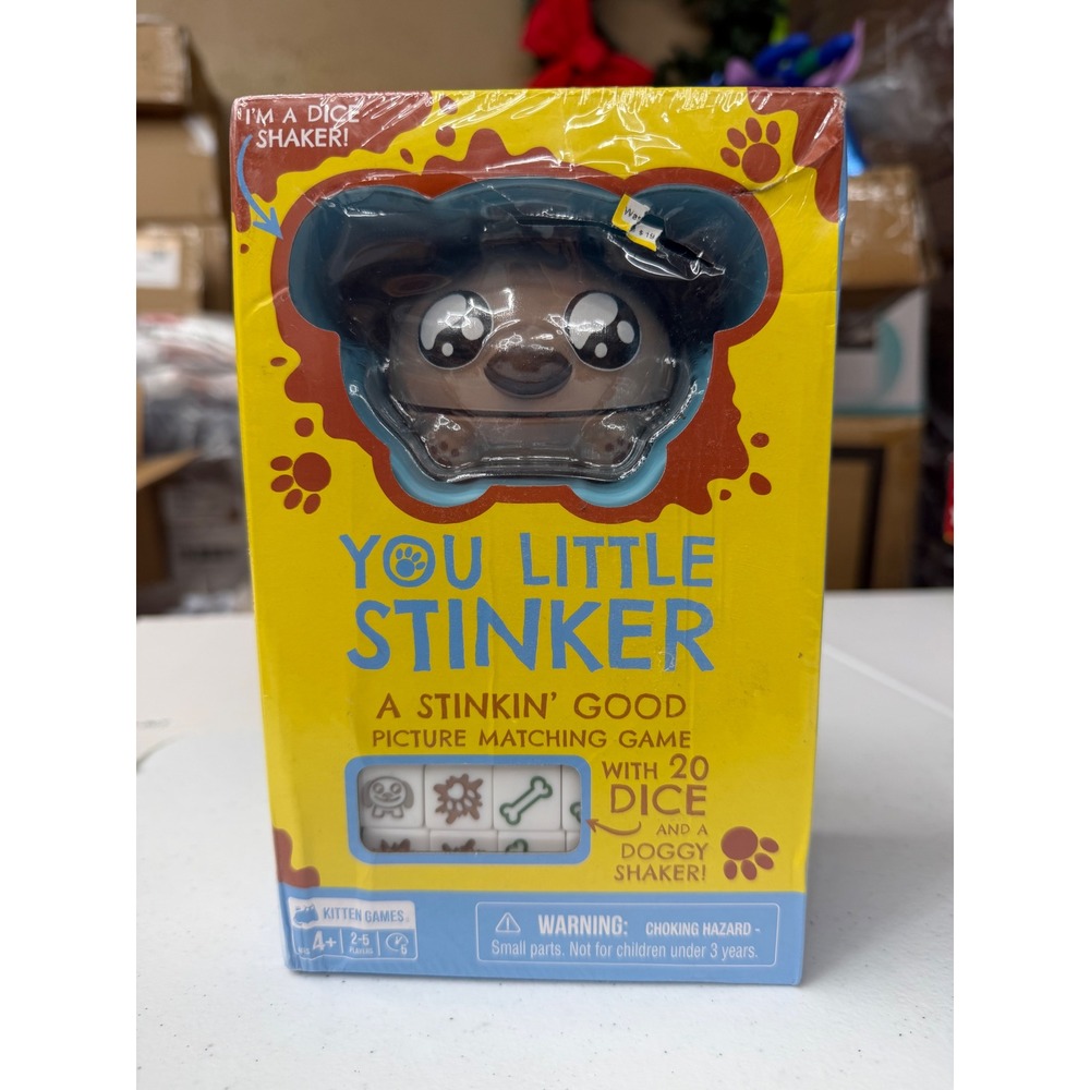 You Little Stinker Picture Matching Game Kitten Games Doggy Shaker 20 Dice New